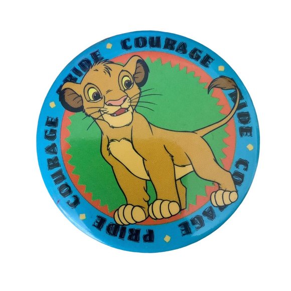 Vintage 90s Lion King Pins Buttons Zazu Simba Disney Pinback - Picture 2 of 10